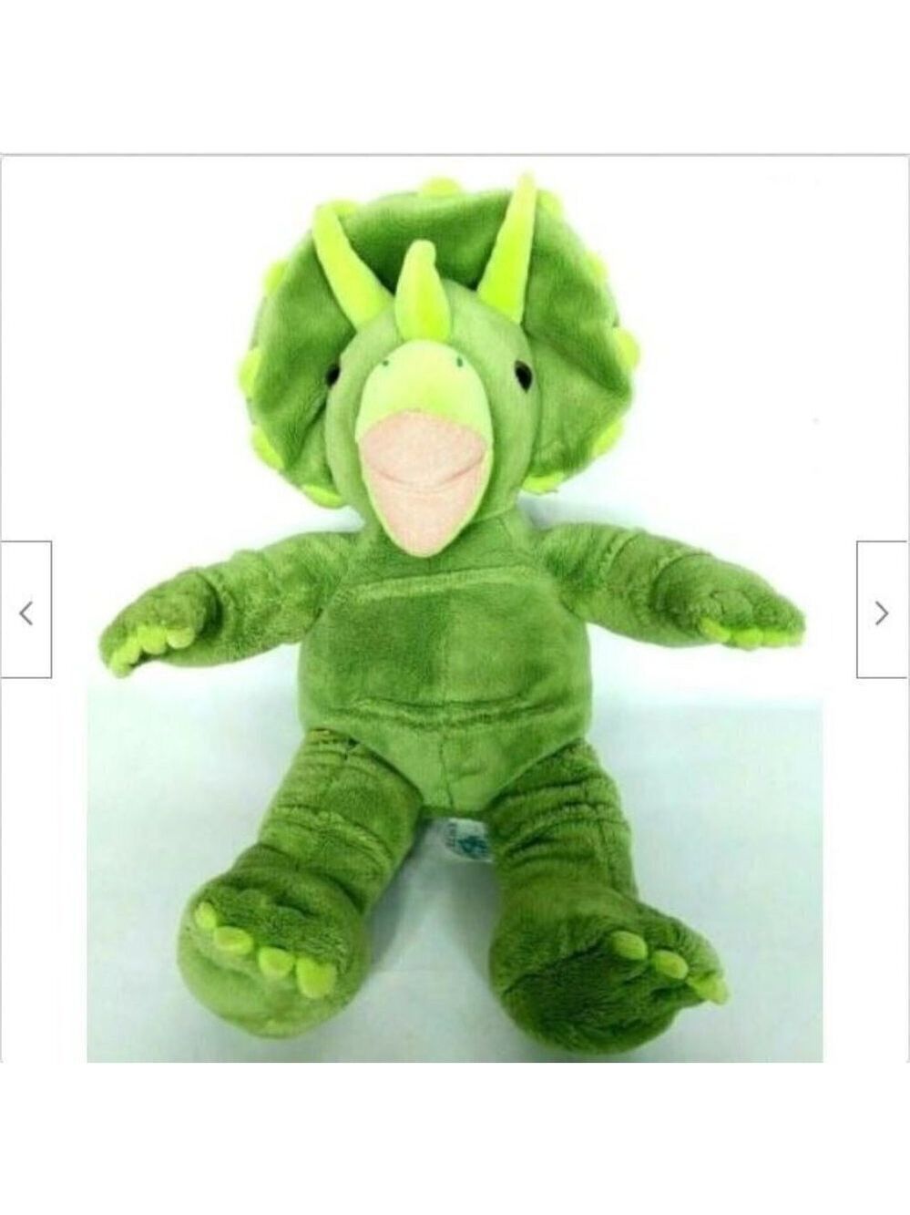 Build A Bear Green Triceratops Dinosaur Plush 18 Inch